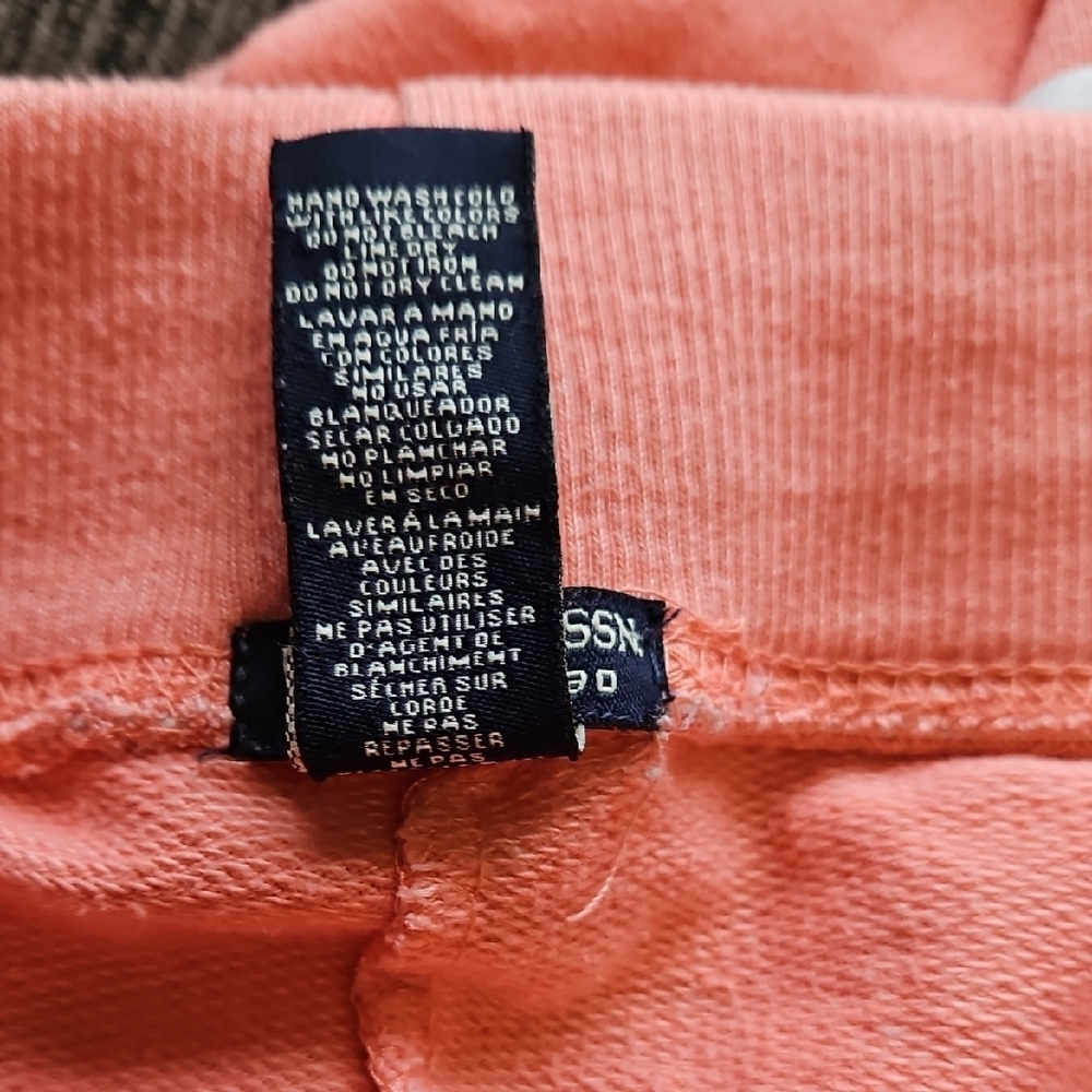 U.S. Polo Assn. Coral Pink Drawstring Joggers Sz L - Picture 9 of 10